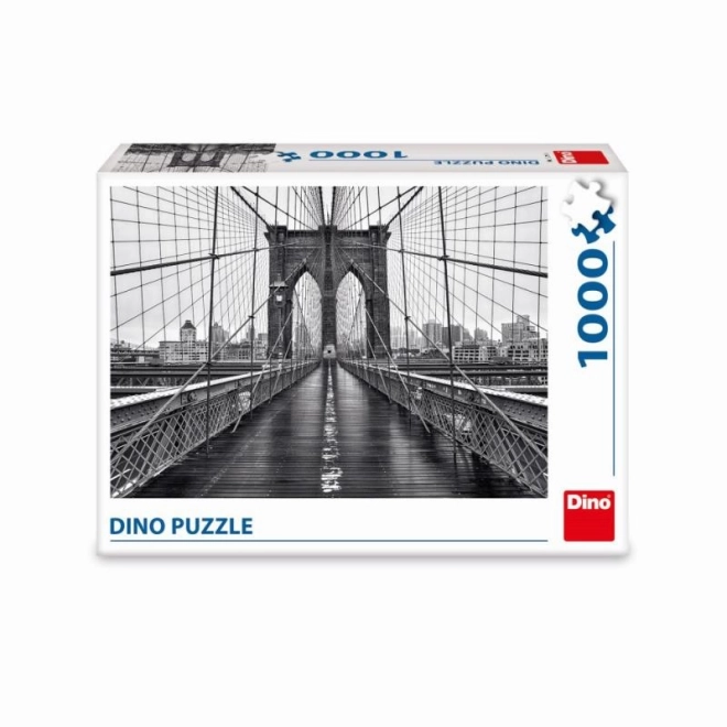 Dino Puzzle Schwarz-Weiß New York 1000 Teile