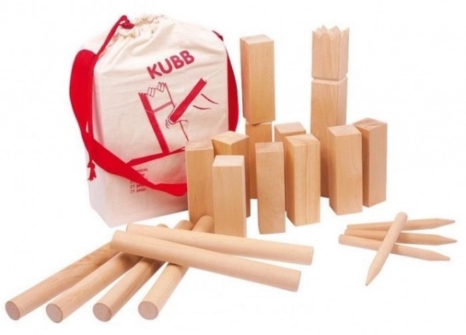 Vikingerspiel Kubb von Goki für Kinder