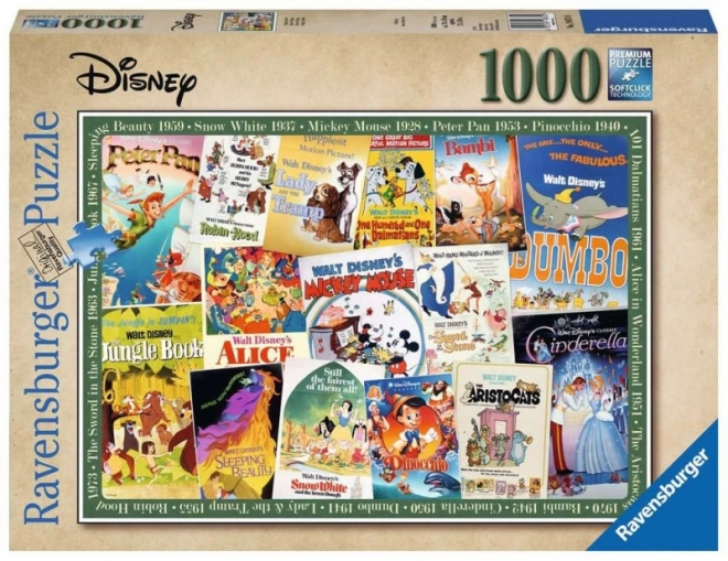 Ravensburger Puzzle Disney Filmplakate 1000 Teile