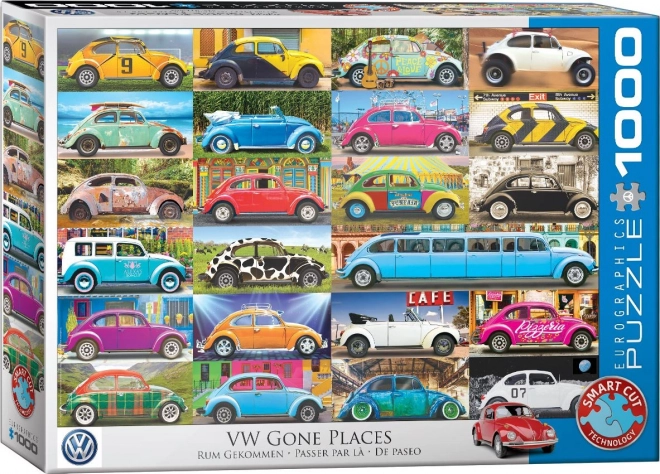 Eurographics Puzzle Volkswagen Käfer: Käfer auf der Reise 1000 Teile