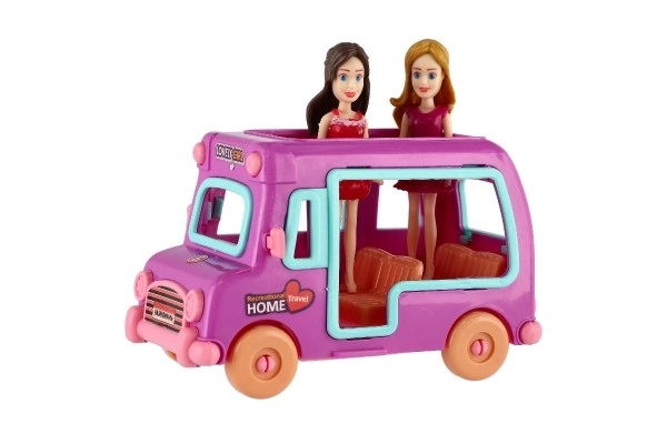 Puppen mit Auto und Zubehör