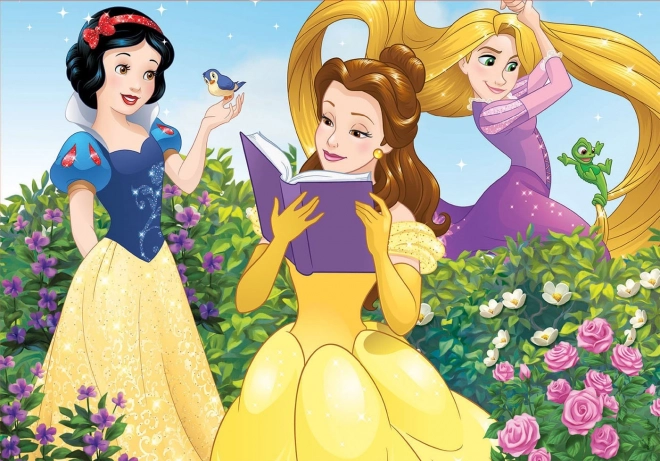 Puzzle Disney Prinzessinnen Schneewittchen, Belle und Rapunzel 100 Teile