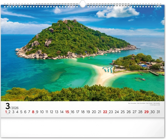 Wandkalender Meer 2026