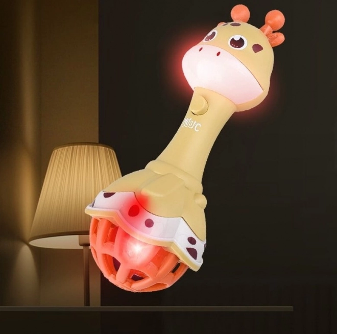Woopie Baby Giraffen-Sensorik-Rassel mit Musik