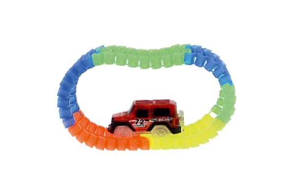 Auto mit 3 blinkenden Lichtern