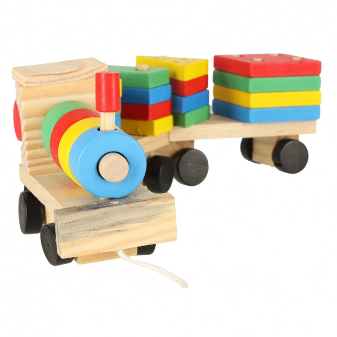Holzeisenbahn Sortierpuzzle