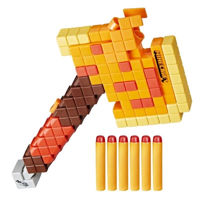 NERF Minecraft Feuerbrand-Axt