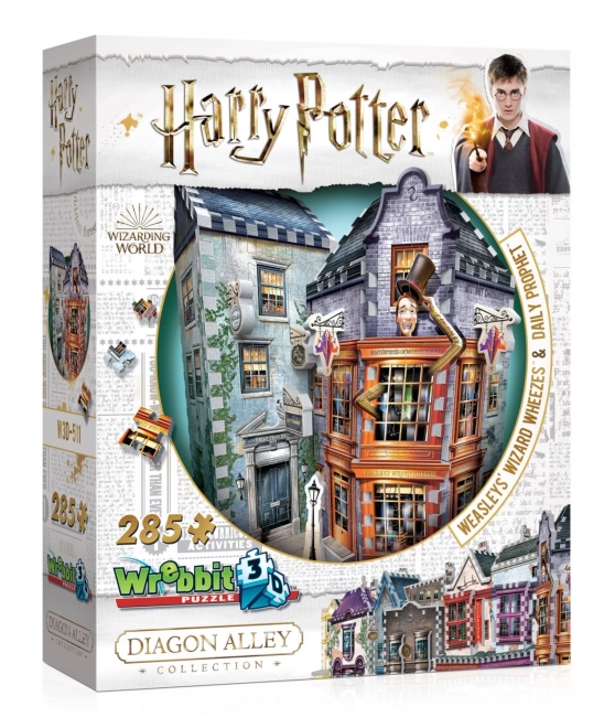 WREBBIT 3D-Puzzle Harry Potter: Weasleys Zauberscherze & Tagesprophet