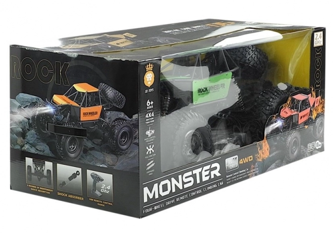 Großer Ferngesteuerter Monster Truck auf Federn Grün