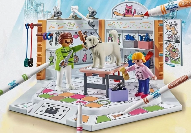 Playmobil Farbenspiel Hundesalon