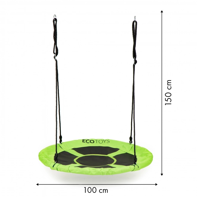 Gartenschaukel Storchennest 100cm von ECOTOYS in Grün