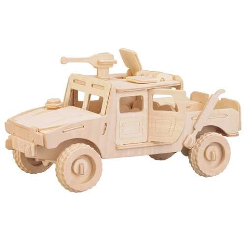 Holz 3D Puzzle Kampfwagen