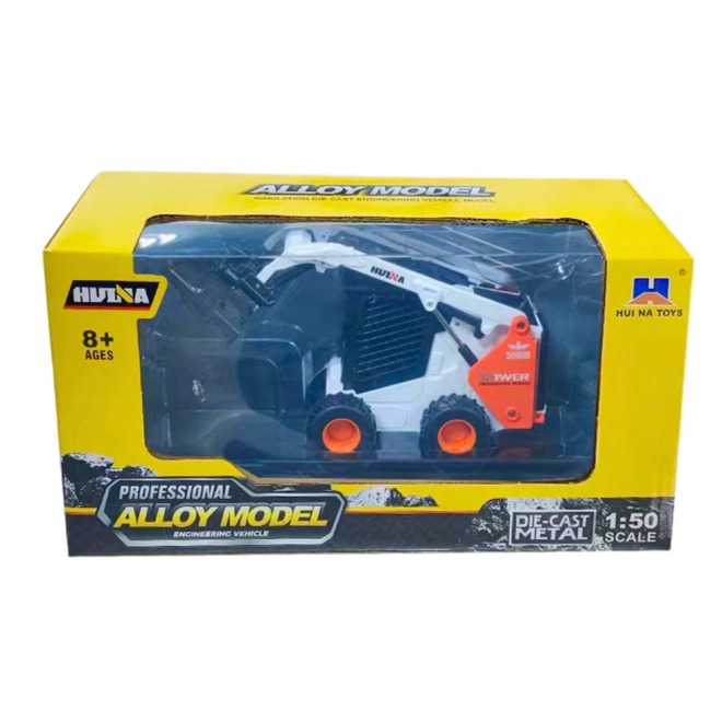 Weißer Metalllader mit Greifer 1:50