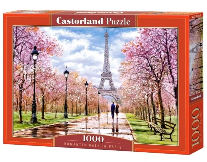 Romantischer Spaziergang in Paris Puzzle 1000 Teile