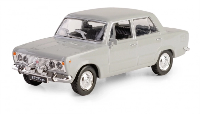 Klassiker des PRL: Fiat 125p in Aschgrau