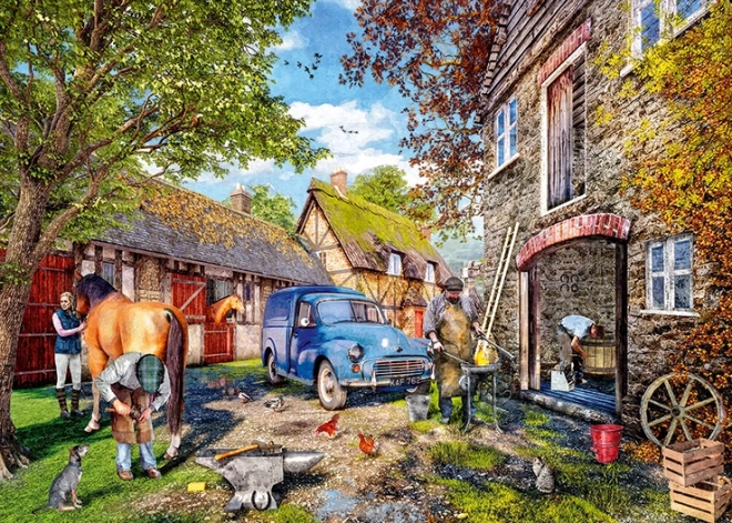 Falcon Puzzle Schmiedehaus 1000 Teile
