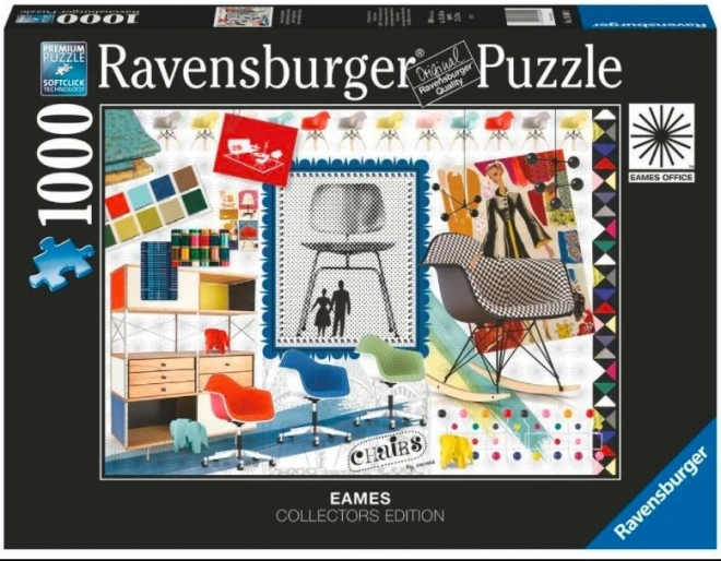 Ravensburger 2D Puzzle: Designklassiker Eames Stühle