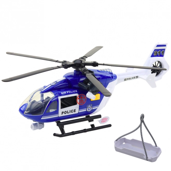 Polizei Hubschrauber mit Licht und Sound 1:14