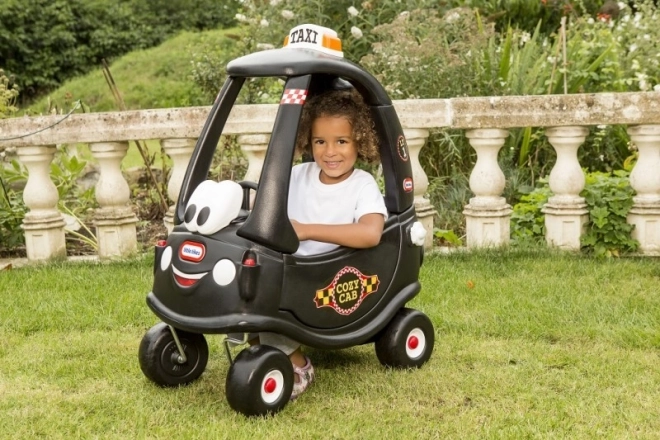 Schieber Auto Cozy Coupe Schwarzes Taxi – Schwarz