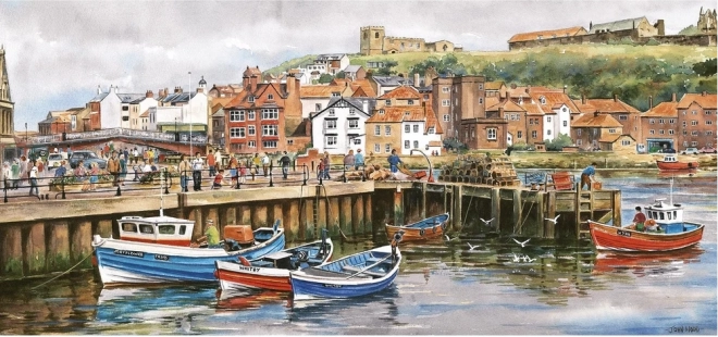 Gibsons panoramapuzzle Whitby, Yorkshire 636 Teile