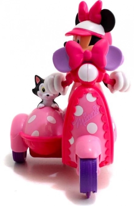 Minnie Scooter mit Seitenwagen und Figur