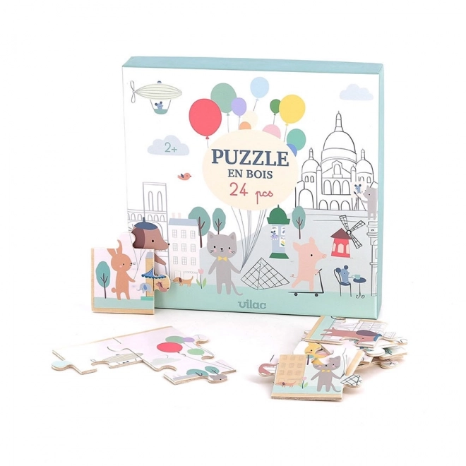 Panorama Holzpuzzle Paris - Sarah Betz