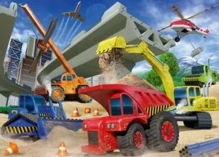 Ravensburger Puzzle Baustellenfahrzeuge 60 Teile