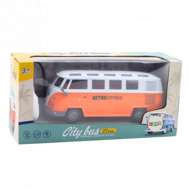 Retro City Bus Ferngesteuerter RC Bus mit Beleuchtung