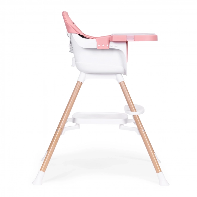 2-in-1 Hochstuhl und Stuhlsitz, pink, Ecotoys