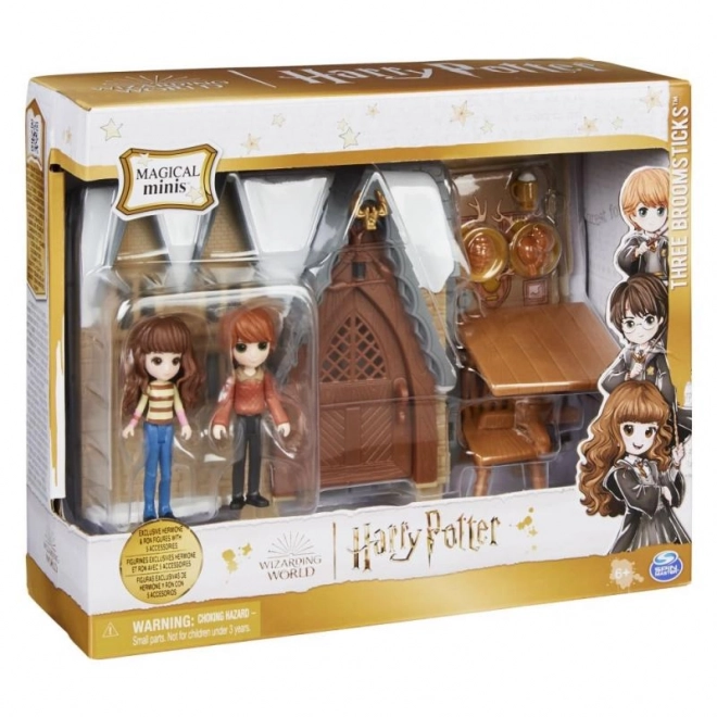 Harry Potter Spielset Drei Besen mit Figuren