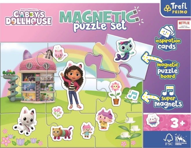 Gabby's Dollhouse Magnetisches Puzzle-Set