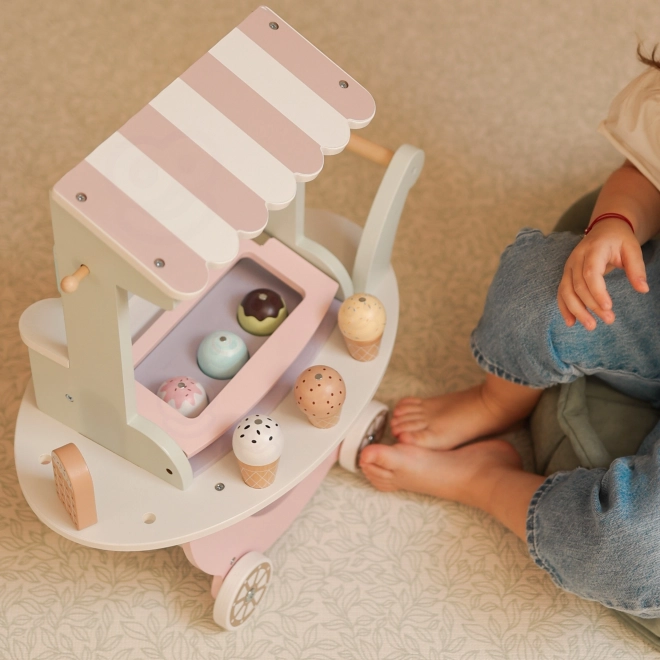 Holzspielzeug Eisdiele Wagen WOOPIE GREEN