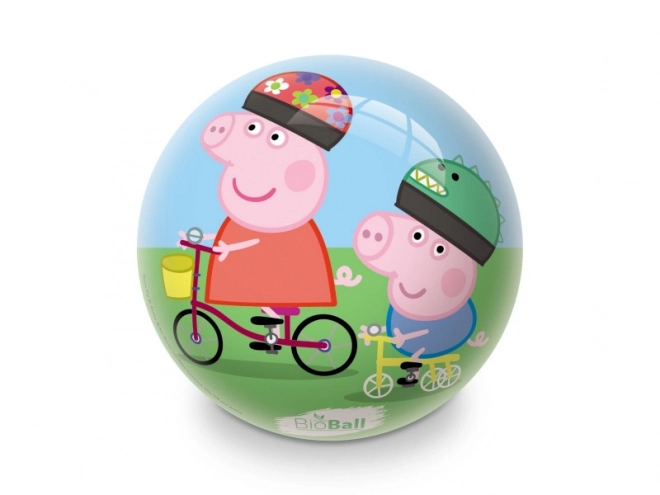 Aufgeblasener Ball mit Peppa Wutz Motiv 23 cm