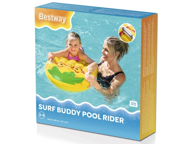 Aufblasbares Schwimmbrett für Kinder mit Griffen von Bestway – Gelb