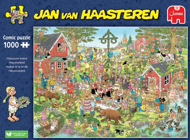 Svatojánské Feste Puzzle 1000 Teile von Jan van Haasteren