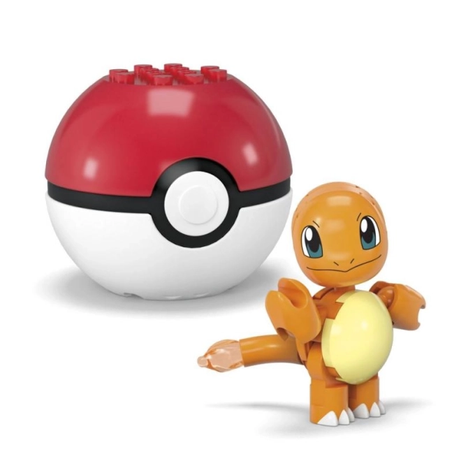 Megablok Pokémon Pokéball: Charmander und Pichu