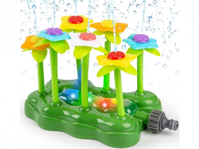 Wassersprinkler leuchtende Blumen Spielzeug für den Garten