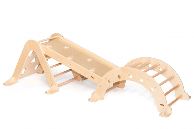 Holz Balancier- und Kletterbrett