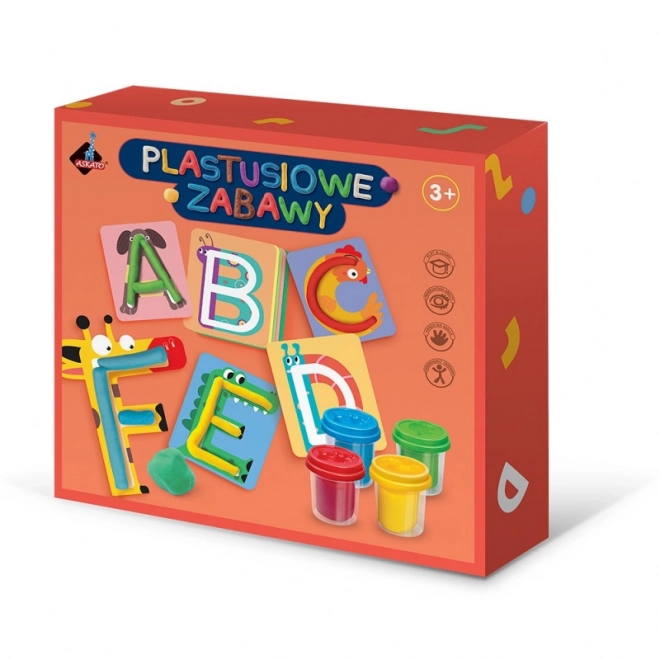 Plastilin-Spielset - Buchstaben