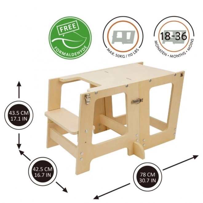 Lernspielzeug Prema 3-in-1 Natur