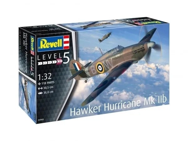 Plastikmodellflugzeug Hawker Hurricane MK IIB 1/32