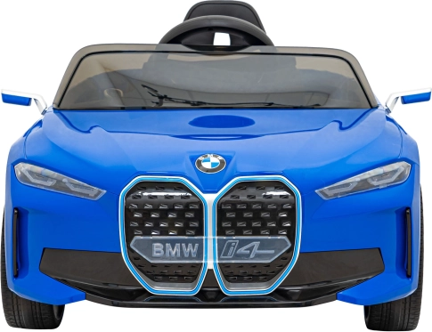 Elektrisches Kinderauto BMW i4 mit Fernsteuerung – Blau