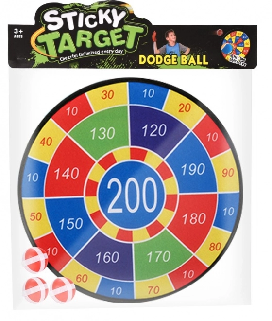 Sicheres Zielscheibe für Ballspiele mit Klettverschluss 28 cm