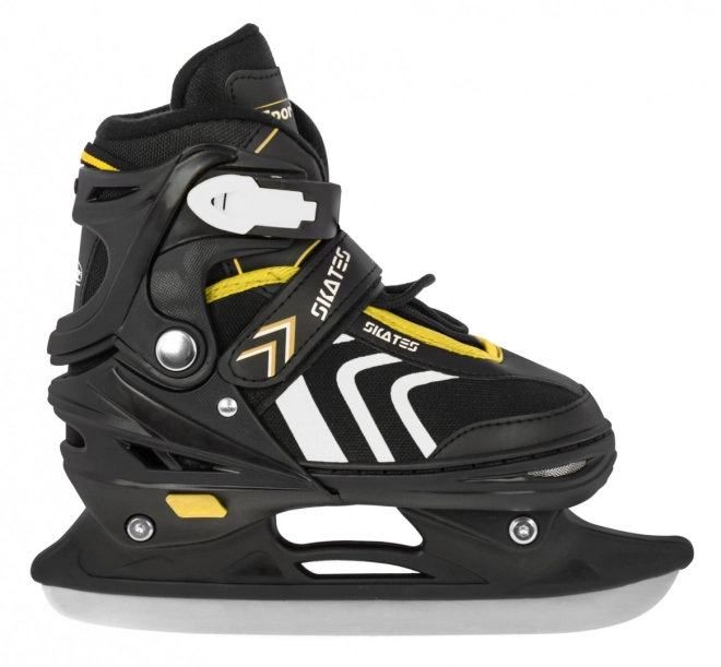 4-in-1 Rollschuhe, Schlittschuhe, Skates Set für Kinder Größe 29-33 Pink – Gelb