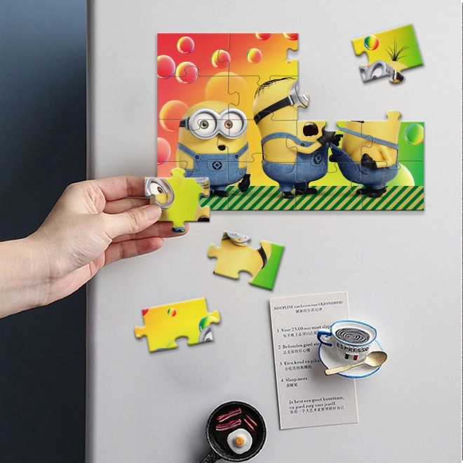 Magnetisches Puzzle Minions: Freunde