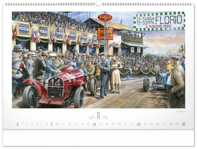 Wandkalender Oldtimer – Václav Zapadlík 2025