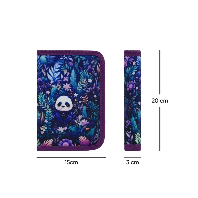 Baagl 3-Set Ergo Jungle Panda: Schultasche, Federmäppchen, Beutel