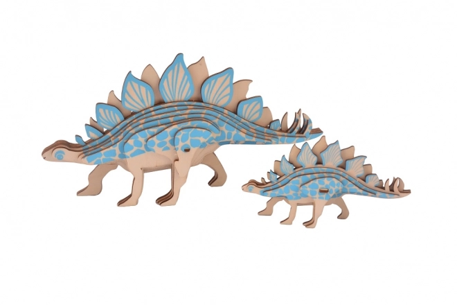 Holz 3D Puzzle Stegosaurus