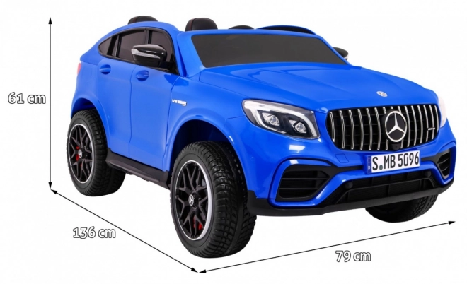 Mercedes GLC 63S Blau