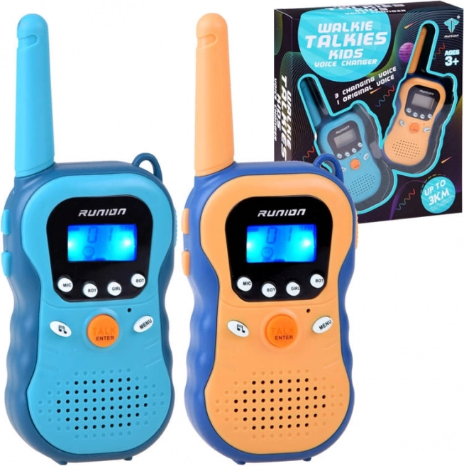 Kinder-Walkie-Talkies mit einer Reichweite von bis zu 3 km und Stimmverzerrer